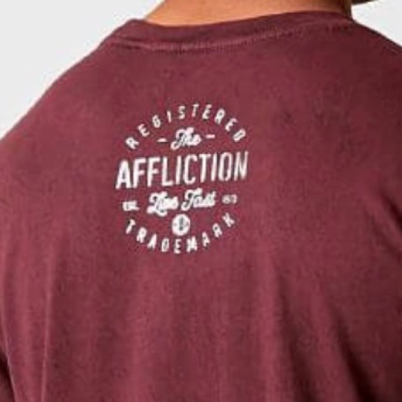 Affliction Customs Tee. L - Picture 4 of 10